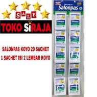 1 RENTENG KOYO SALONPAS PUTIH 20 SACHET / SALON PAS KOYO 1 RENCENG