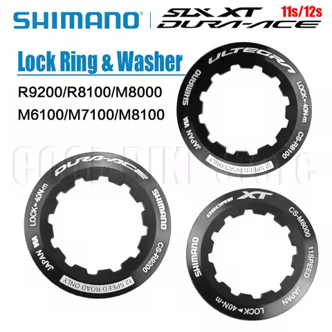 Shimano Lock Ring Bicycle 12 Speed Freewheel Lock Cover For SHIMANO M6100 M7100 8100 M8000 R9200 Cas
