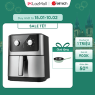 (SALE TẾT)Nồi chiên không dầu Elmich AFE-3951OL dung tích 8.3L