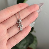 [Twinklegems] Charm & Spark Chrome Hearts Cross Necklace | Tarnish Free & Waterproof | 316L Stainles