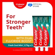 [Bundle of 3] Colgate Maximum Cavity Protection Fresh Cool Mint Toothpaste 175g