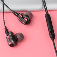 Wired Earphone 3.5 MM Earphone Stereo Ear Earphone Bass Wired Earphone Mic Earfone 有线耳机