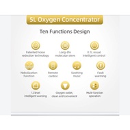 93% @ 5l/min lepu medical oxygen concentrator