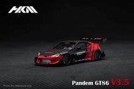 HKM 1:64 Pandem Rocket กระต่าย V3.5 Toyota 86 / GT86 ADVAN รถโมเดล Diecast