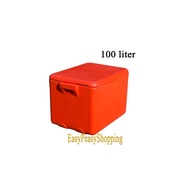 100Liter Heavy Duty Cooler box/Ice box/Ice bucket/Tong ais/Plastic Ice Tong(READY STOCK)