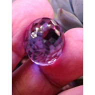 16.50 carats color changing Bolivia purple red amethyst oval faceted cut.