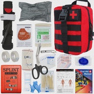 First Aid Survival Kit ยุทธวิธี IFAK กระเป๋าที่ให้มาครบชุด Molle Camping Kit 18 EMT Tourniquet รายกา