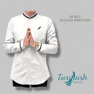 Baju Koko Pria Lengan Panjang SULTAN PAKISTAN Jumbo Big Size Oversised M-3XL