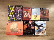 [海賊王]千陽號(小夜燈)/女帝 /薩波(WCF)/百獸王凱多(Mega WCF)卡魯 /喬巴 (Fluffy puffy)/黑胡子 馬沙路(Battle record collection)/鷹眼 