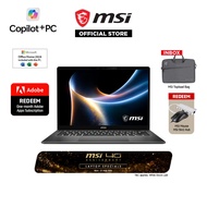 MSI Prestige 14 AI+ D3MG-225MY Laptop (U7-355/32GB LPDDR5x/1TB SSD/Intel®  Graphics/14" FHD/W11H/2YW