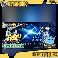 [Ready Stock] Premium Bandai Candy Toy G-Frame FA Gundam Aerial (Rebuild) & Option Part of Gundam (F