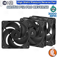 [CoolBlasterThai] ARCTIC P12 PRO REVERSE PST BLACK (size 120 mm.) X3 Value Pack PC Fan Case ประกัน 6