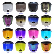 Visor 3 Button Cap Visor - SGV / Magnum / MHR / MS88 / Apollo / Bell / BKP88 / NS88 / WS88