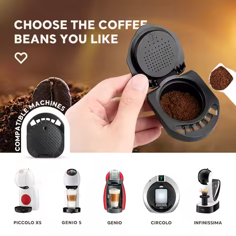 Capsule Adapter for Dolce Gusto Crema Make Nespresso Original Capsules for Dolce Gusto Coffee Machin