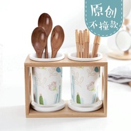 Household Ceramic Chopstick Holder Chopstick Basket Chopstick Holder Bucket Chopstick Cage Kitchen M