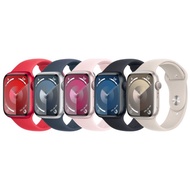 Apple Watch S9 GPS 41mm S/M 鋁金屬錶殼/運動型錶帶 粉紅色/午夜色/星光色/銀色/紅色 智慧手錶