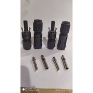 2pcs MC4 Slocable Solar Cable PV Connector 6mm2