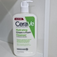 CERAVE Hydrating Cream To Foam Cleanser 562ml Exp 09/2028 USA