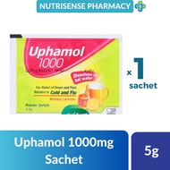 Uphamol 1000mg Powder Honey & Lemon Sachet 1's