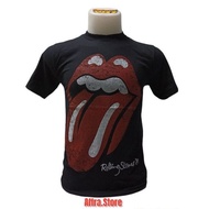 Baju ROLLING STONES LIDAH band tag usa [Good Quality Vintage]