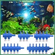  Air Pump Hose Splitter Water Tube Connector Fish Tank Oxygen Regulating Valve