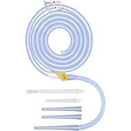 Kit Penggantian Hos Enema untuk Beg Enema dan Baldi Enema，Muncung Enema Kopi，Kit Tiub Enema Silikon 