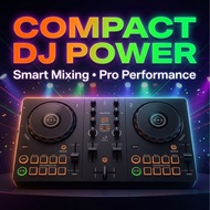 AlphaTheta DDJ-FLX2 Compact 2 Channel DJ Controller USB for PC Smartphone Tablet