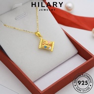 HILARY JEWELRY Korean Perak Pendant Sterling Rantai Sweet Original Perempuan 純銀項鏈 For Leher Chain Candy Silver 925 Women Necklace Gold Accessories N336