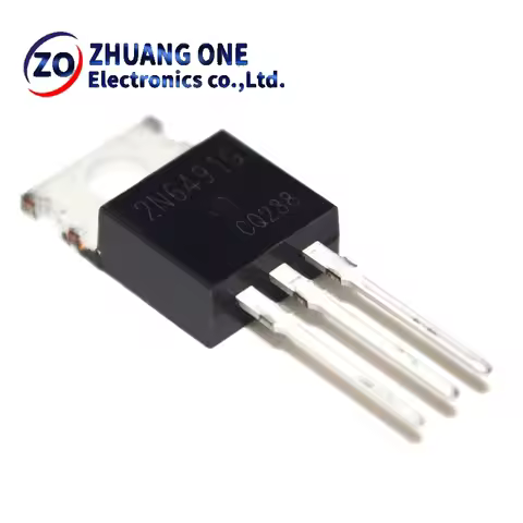 10Pcs 2N6488G 2N6491G 2N6488 2N6491 6488 6491 TO-220 Complementary Power Crystal Transistor IC In St