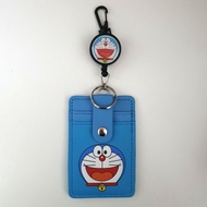 Doraemon Ezlink Card Holder With Retractable Leash &amp; Keyring