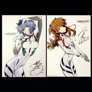 [日版/預訂]EVA 新世紀福音戰士 EVANGELION 劇場版 
日本限定 日版入場特典
印簽名A4雙面海報（綾波/明日香 ）