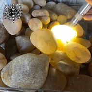 Large transparent pebble quartz crystal can be collected and crafted (csl1)