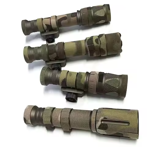Tactical Flashlight Camouflage Sticker For Surefire M300B M300V M600B M600V M600DF PLH V2 Scout Ligh