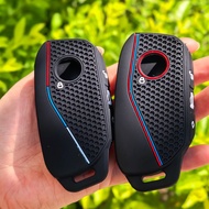 Silicone holder key cover Accessories car key case keychain for bmw Series 7 735i 740Li X7 X1 U11 20