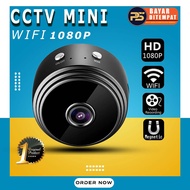 kamera cctv mini tanpa kabel Mini jarakn jauh WiFi IP Camera CCTV 1080P - A9  kamera pemantauan keamanan, kamera rumah pintar untuk bayi dan hewan peliharaan