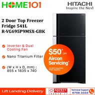 Hitachi 2 Door Top Freezer Fridge 541L R-VG695P9MSX