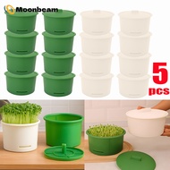 [Home]-Modular Seed Sprouter Tray | BPA-Free Plastic Germination Kit with Dividers for Beans/Wheat/C