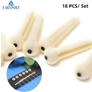 FATY~Pins Pegs 12 Pcs Accessories Acoustic Guitar Fixed Holder Folk Guitar Plastic