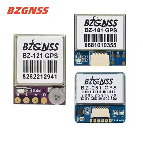 BZGNSS BZ121 BZ181 BZ251 Dual Protocol GPS Positioning Module Suitable FPV Out Of Control Rescue Fix