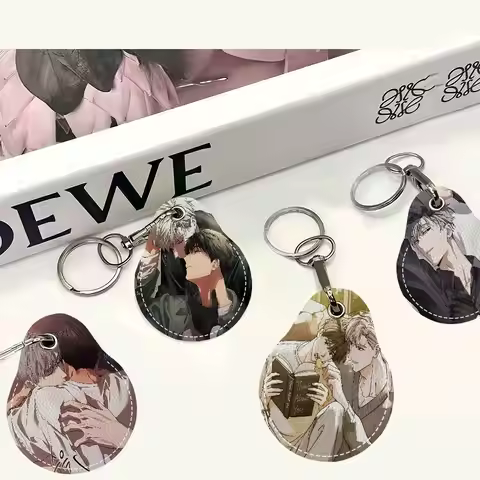 Passion Bl Anime Water Drop Access Card Case Anti-lost Fingerprint-proof Card Holder Keychain Anti-f