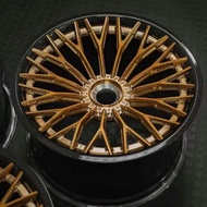 Carbon Fiber Forged Passenger Car Wheels Multi Spoke Deep Dish Rims 19 20 22 Inch 5X112 5x120