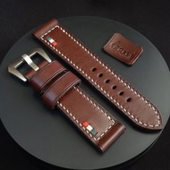 Brown ITA Watch Strap, Panerai PAM style, genuine leather