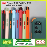 Softcase Crack Macaron Oppo A52 A72 A92 Casing 2Tone Pastel Color
