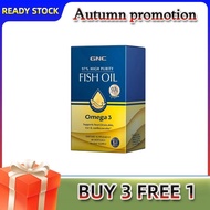 GNC Omega 3 Fish Oil, 60 Softgels, 97% Purity, Aids Heart Health & Brain Wellness