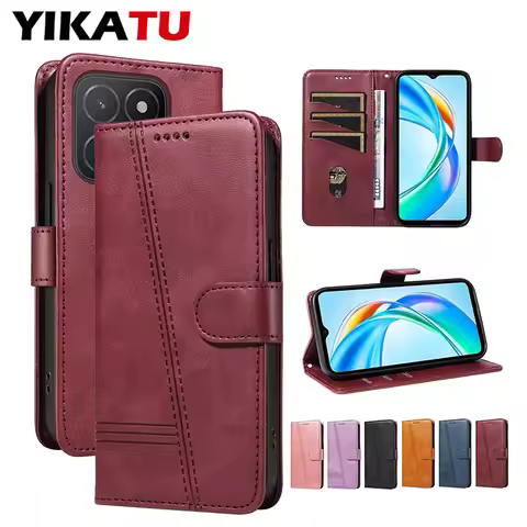 Wallet Leather Case For Honor Magic 7 6 Pro 5 4 Lite Magic7 7Pro Flip Card Cover for Huawei Nova 12S