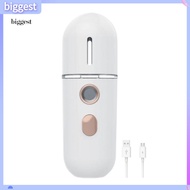 BGT  20ml/30ml Face Steamer Portable Convenient Firm Skin Mini Rechargeable Moisturizing Plastic Face Water Replenishing Instrument for Home