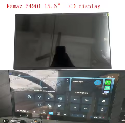 Display monitor LCD Navigation 15.6INCH For Kamaz 54901 BIS 20 RZ2MS-1T015 Screen Replacement