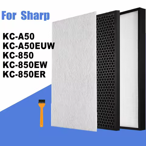 Hepa Deodorizing Filter for Sharp Air Purifier KC-A50 KC-A50EUW KC-850 KC-850EW KC-850ER