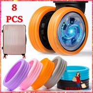BG Silicone Luggage Wheel Protector 8PCS Cover Protector Replacement Rubber Luggage Wheels