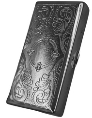 Cigarette Case Victorian Style Metal Holder for Regular, King and 100's Size Pocket Protective Secur